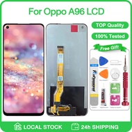 LCD With Frame For Oppo A96 LCD Display Touch Screen Digiziter Assembly Replacement Parts