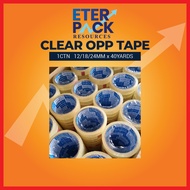 1CTN Opp Tape 12/18/24mm X 40yards clear