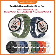 Strap For Honor Watch GS4 , Watch GS3 / Honor Watch 4 pro , Watch GS pro Magic Watch 2 Two Side Sewi