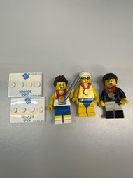 Lego人仔 2012年倫敦奧運會特別版 馬術 游泳 田徑接力
