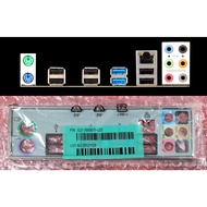 MSI 970A-G43 PLUS, 970A SLI Krait Silver Ring Snake Color Rear Bezel Customized