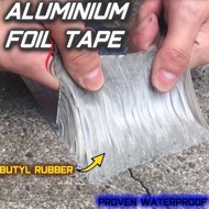 Aluminium foil tape Atap bocor,paip bocor? tangki bocor, lantai,dinding,tong,Gam dengan foil tape ini kalis air &amp; api