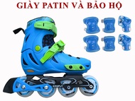 Giày patin cao cấp Kingfly giày trượt patin trẻ em người lớn full flash patin bánh sáng patin bánh c