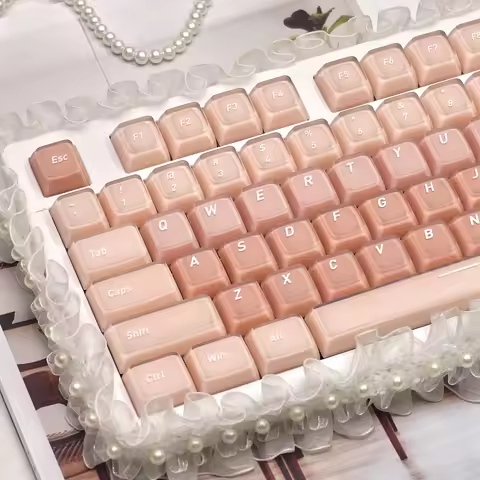 Mintcaps CSA Foundation / Blueberry / Strawberry Keycaps ABS+PC Round Pink Cute Keycap Sets For MX M