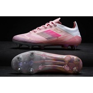 F50 Yamal Elite SG pull Iron Football Boots - Clear Pink Purple Glow Light Pink