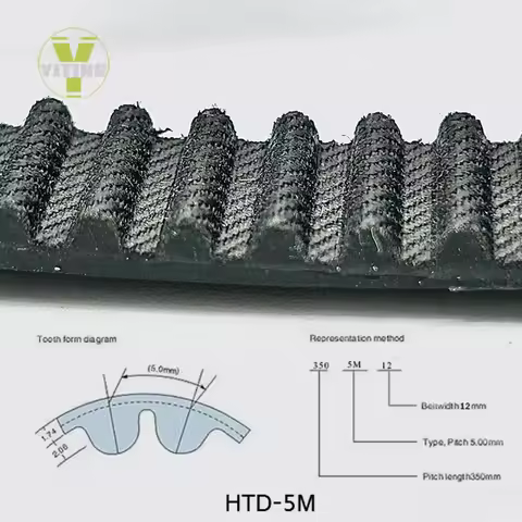 5M HTD Timing Belt Length 225/230/235/240/245/250/255/260/265/270/275/280mm Width10/15/20/25/30mm HT