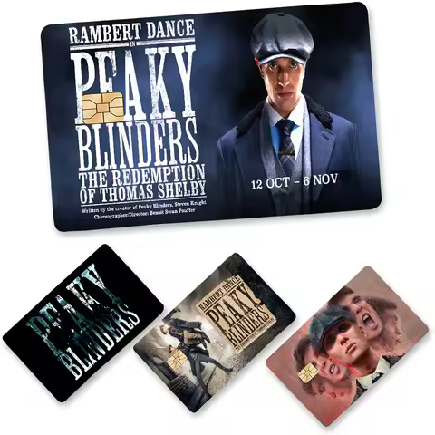 P-Peaky B-Blinders TV Matte Film Cover Skin Sticker For Credit Card Bank Debit Bus Card