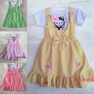 CHILDREN'S DRESS SET ️ 1 2 YEARS ️ REAL PIC ️ CUTE CHILDREN'S DRESS WITH PREMIUM RIBBON