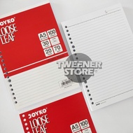 [A5-LINE] Joyko Loose Leaf A5 100 Sheets | Binder paper A5 Binder Refill