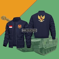 Jacket Motor Pria Wanita Bomber Anti Air TNI KOPASGAT Top Gun Army Waterproof Terbaru