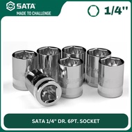 SATA 1/4" DR. 6PT. SOCKET SUPER JUNIOR SOCKET BOX SOCKET BOX PALING KECIL SATA 3.5MM 4MM 7MM 8MM 9MM