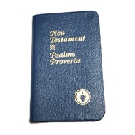 8 x 1.3 x 12cm tall. Holy Bible (ESV Pocket Size) gideon Jesus Amen leather cover. book