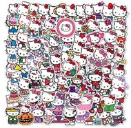 Hello kitty 小朋友獎勵貼紙 （內有50張不同款）貼紙，可貼行李箱，雪櫃，頭盔，手提電腦，電話，滑板車，電單車