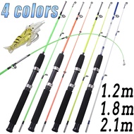 Sougayilang Fishing Rod 1.2M/1.8M/2.1M Fishing Rod EVA handle suitable Saltwater Freshwater fishing 