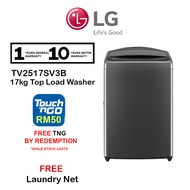 LG 17kg Top Load Washing Machine TV2517SV3B Inverter Mesin Basuh (FREE Laundry Net) (FREE TNG BY RED