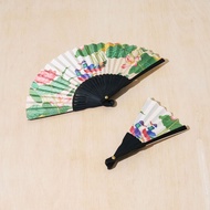 [Daiso Korea] [Daiso Korea] Traditional Bamboo Folding Fan – Compact & Durable Gift Idea