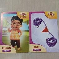 kad choki choki upin & ipin kad EHSAN SPECIAL dan ROPE SPECIAL