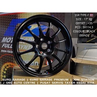 NEW RIM 17 5X114.3 SSR TYPE F THAILAND civic fd fb fc inspira preve crz hrv camry accord suprima exo