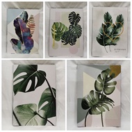 [NEW] 34x24cm Leaf Wall Hanging Decor🌻Hiasan Dinding🌻Garden Display🌻Quote Wooden Decoration Frame