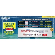 K Vision Gibol 30 Hari Paket Gilabola Free MNC grup