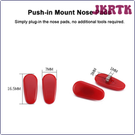 JKRTK Wholesale Red Replacement Nose Pads Pieces for Ray-Ban RB6363 Clip-ON Mount Type Sunglasses Eyeglass, Soft Nose Guard HRTWR