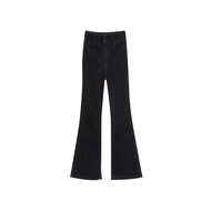 STRADIVARIUS BLACK FLARE FIT DENIM PANTS