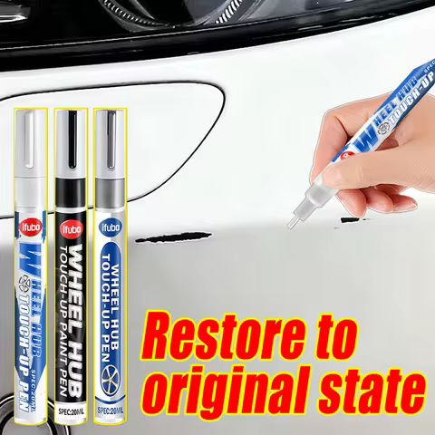 IFUBO Wheel Hub Touch-Up Paint Pen Scratch Repair for Car Body Rims Bumper Auto Paint Pen 20ml