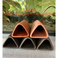 Large And Small Triangle Ceramic Cave For Fish, Shrimp, pleco, crayfish...