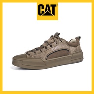 Caterpillar รองเท้าผ้าใบผู้ชาย รองเท้าเทรนเนอร์ผู้ชายทรงเตี้ย รองเท้าผ้าใบหนังแท้ - CAT011401 Men Sneakers