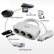 AL5002 D-24 D-23 ตัวเพิ่มช่องจุดบุหรี่ 2 ช่อง 1:3 และช่องเสียบที่ชาร์จแบตในรถยนต์ USB 3.1A 2 Port