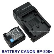 BP-808 \ BP808 \ BP-809 \ BP809 แบตเตอรี่ \ แท่นชาร์จ \ แบตเตอรี่พร้อมแท่นชาร์จสำหรับกล้อง Battery \