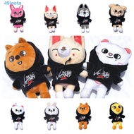 LEOTA Skzoo Plush Doll, Leeknow Hyunjin Hooded Sweatshirt Hoodie Stray Kids Toys, Fashion Soft Cartoon Plush Stuffed Z-type Stuffed Plush ​Doll Couple