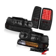 ヘッドライト 2000-2006 Suburban 8.1L Smoke SMD Bumper+Headlights Smoked Rear L.E.D Taillamps 2000-2006郊外8.