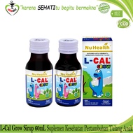 L-Cal Grow Nu Health Suplemen Kesehatan Vitamin Peninggi Badan L Cal Grow Sirup Calsium