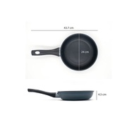 Induction pan for all types of stoves Rapido Whitford RP24-RDB (Size 24cm) Gift from Bobby