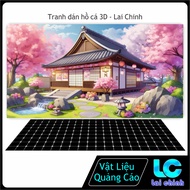 3d Glue Decal Painting, Aquarium Fish Tank Sticker Painting, Arowana Fish Tank_PC 30