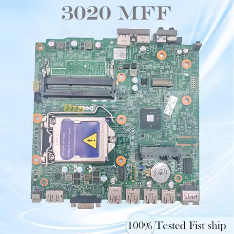 For DELL OptipLex 3020M 3020 MFF Micro Desktop Motherboard 13124-1 N9JGR 0VRWRC VRWRC D1FFC 100% Tes