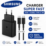 Samsung 45W Fast Charging Type C Charger 5A Cable 1 Meter BlackOriginal