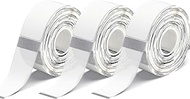 MIARALA Transparent D30 Label Tape, Label Maker Tape-12mm×40mm(0.47"x1.57") Sticker Thermal Paper Self-Adhesive Label Tape for D30 Label Printer, Label Tape, 3 Rolls