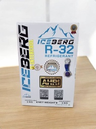 น้ำยาแอร์ ยี่ห้อ ICEBERG R-32 ขนาด 3 KG. By D-intercool จำหน่ายอะไหล่ , น้ำยาแอร์ทุกชนิด