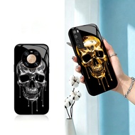 Corak tengkorak Glass casing for Huawei P60/P50 Pro/Huawei P40Pro/HUAWEI P40/P30/HUAWEI P30 Pro/P30 