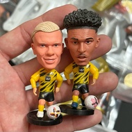 Combo set of genuine 7cm Haaland Sancho player figure Soccerwe Kodoto football action figure toy