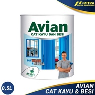 Cat Kayu Dan Besi Avian 0,5 Kg / Cat Minyak / Cat Kayu / Cat Besi