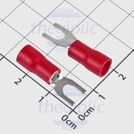 [20 Pieces]- SV3.5-4 Cos Y-shaped Head With Wire Cover 2.63-4.6mm2 Red M4 Screws