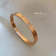 [ Terlaris ] Gelang Wanita Titanium Anti Karat / Gelang Titanium Korea Wanita / Gelang Satuan Wanita