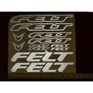 1set felt bike reflective sticker