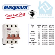 MAXGUARD MCB 3POLES 40AMP & 63AMP