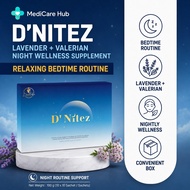 D’Nitez Lavender Valerian Night Wellness Supplement for Relaxing Bedtime Routine