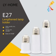 LIAOYING Lamp Holder Base, Plastic 65mm/95mm/120mm E27 To E27 Extender, Bayonet White Extend Extensi