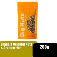 BIG NUTS GRANOLA ORIGINAL NUTS & CRANBERRIES 200G Nutriliv Healthcare